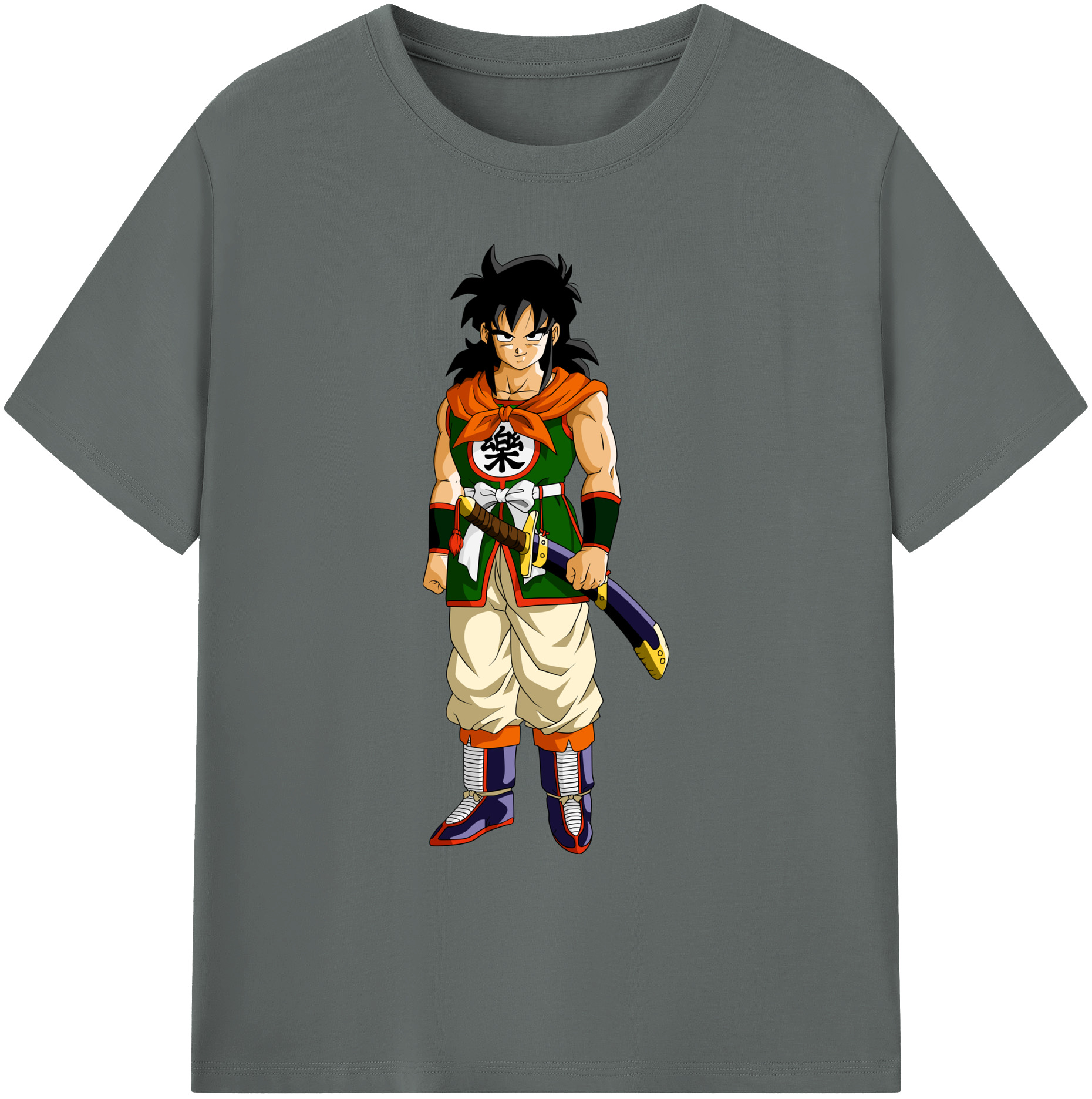 （画像用） ドラゴンボール ヤムチャ DRAGON BALL Yamcha 綿100％ メンズ半袖Tシャツ｜肌触りやわらか＆通気性